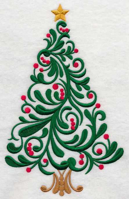 Festive Filigree Christmas Tree 2 - Image 5