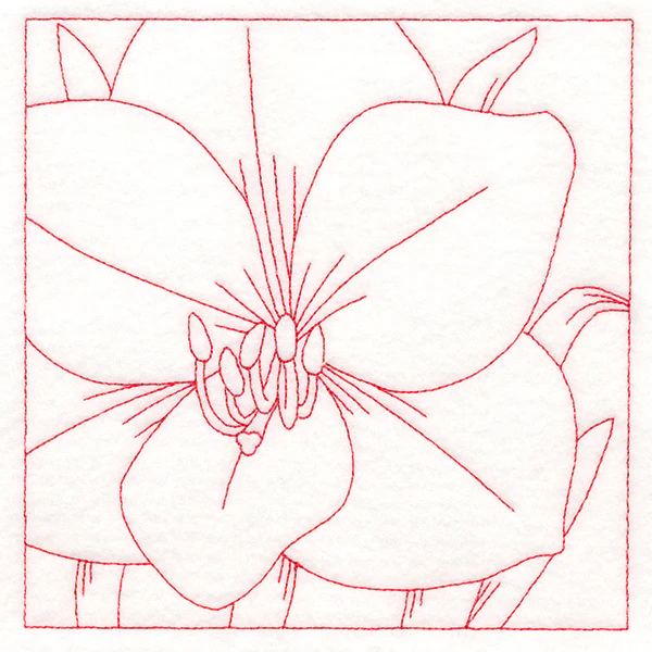 Festive Florals Quilting - Amaryllis (Double Run) - Image 3
