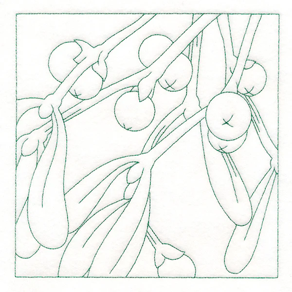 Festive Florals Quilting - Mistletoe (Double Run) - Image 2