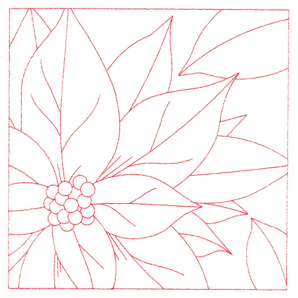 Festive Florals Quilting - Poinsettia (Double Run) - Image 6