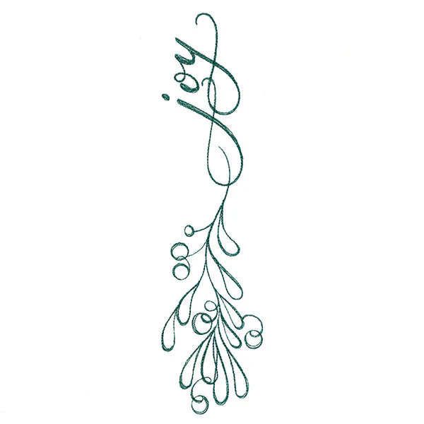 Festive Flourishes Calligraphy - Joy - Image 2