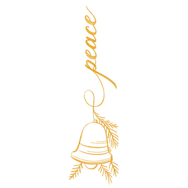 Festive Flourishes Calligraphy - Peace - Image 5