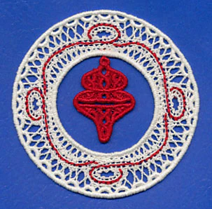 Festive Ornament (Battenburg Lace) - Image 3