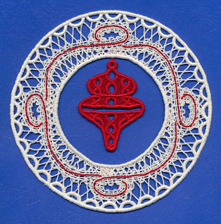 Festive Ornament (Battenburg Lace) - Image 4