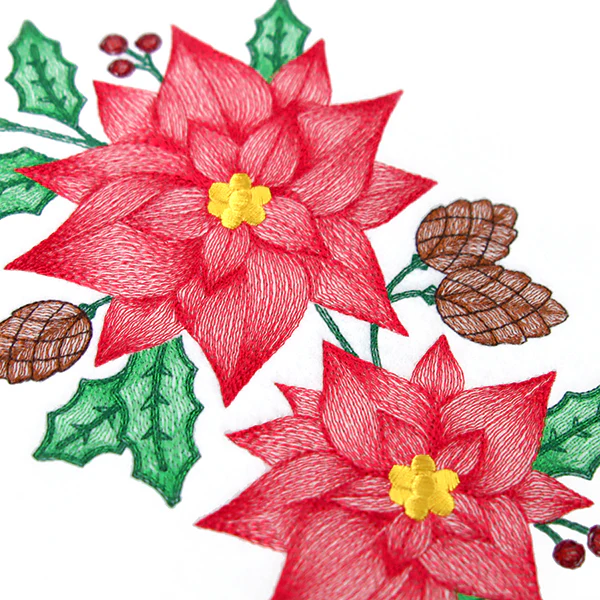 Festive Poinsettia Bouquet - Image 6
