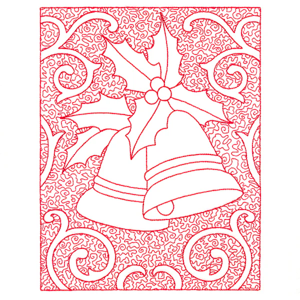 Filigree Christmas Bells (Trapunto) - Image 7
