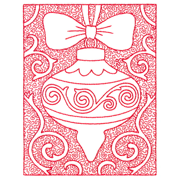 Filigree Christmas Ornament (Trapunto) - Image 5