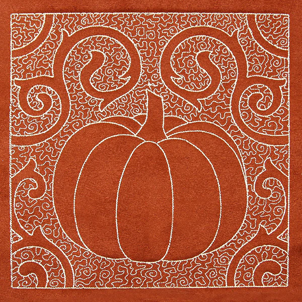 Filigree Harvest Pumpkin (Trapunto) - Image 11