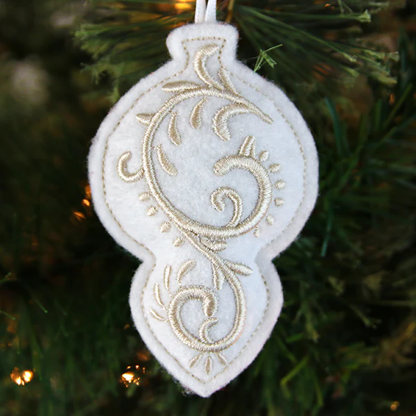 Filigree Ornaments - Bauble (Puff Foam) (In-the-Hoop) - Image 2
