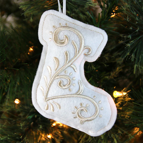 Filigree Ornaments - Stocking (Puff Foam) (In-the-Hoop) - Image 3