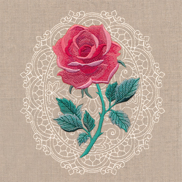 Floral Cameo - Rose - Image 7
