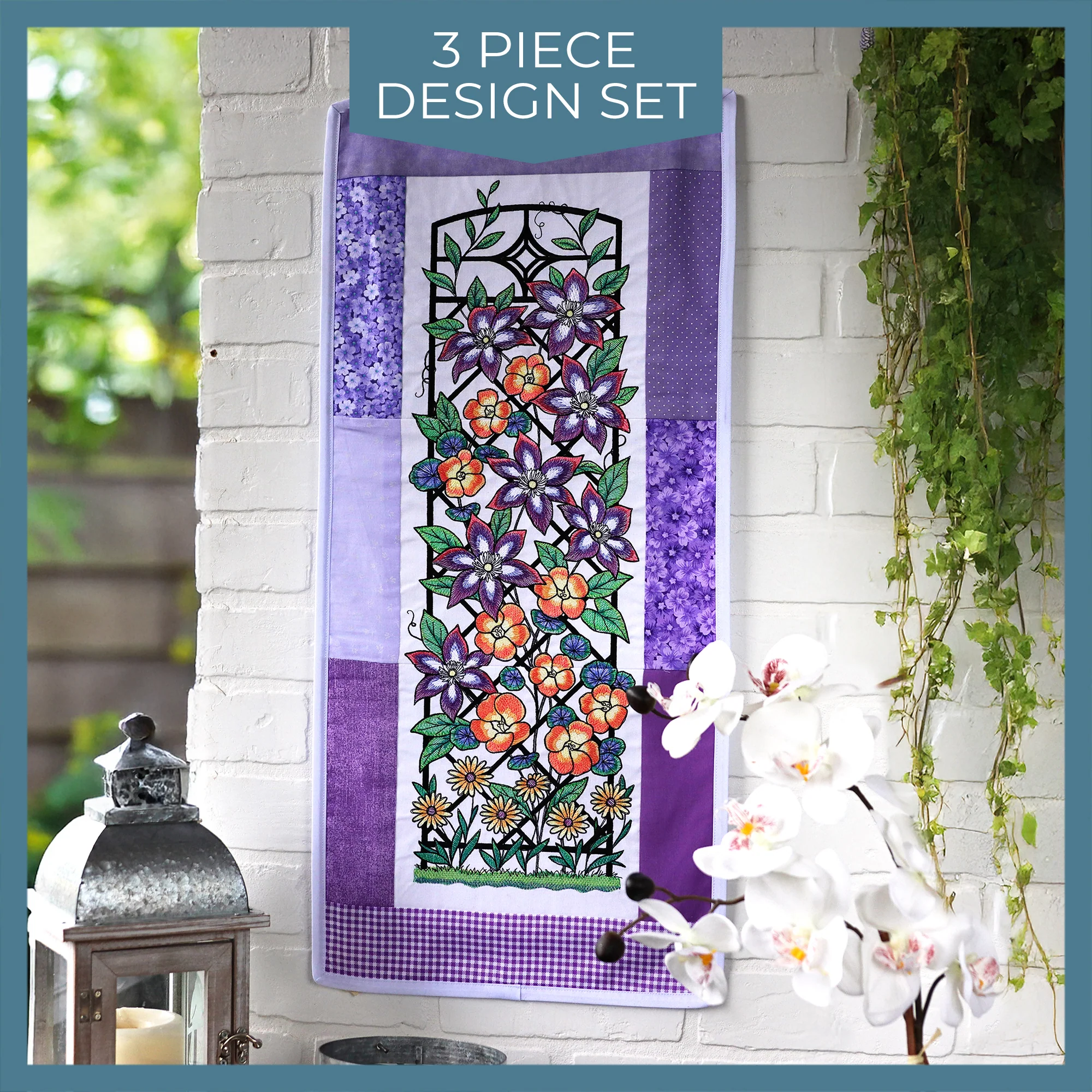 Floral Color Theory Trellis Scene - Image 25
