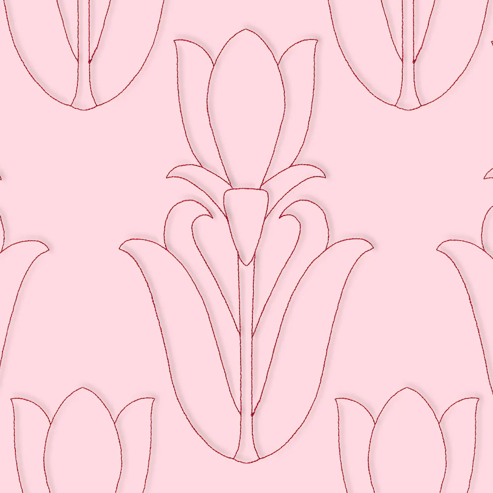 Floral Diamond Quilting - Tulip (Double Run) - Image 5