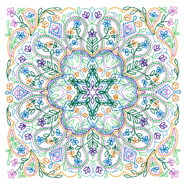 Floral Kaleidoscope 2 - Image 3