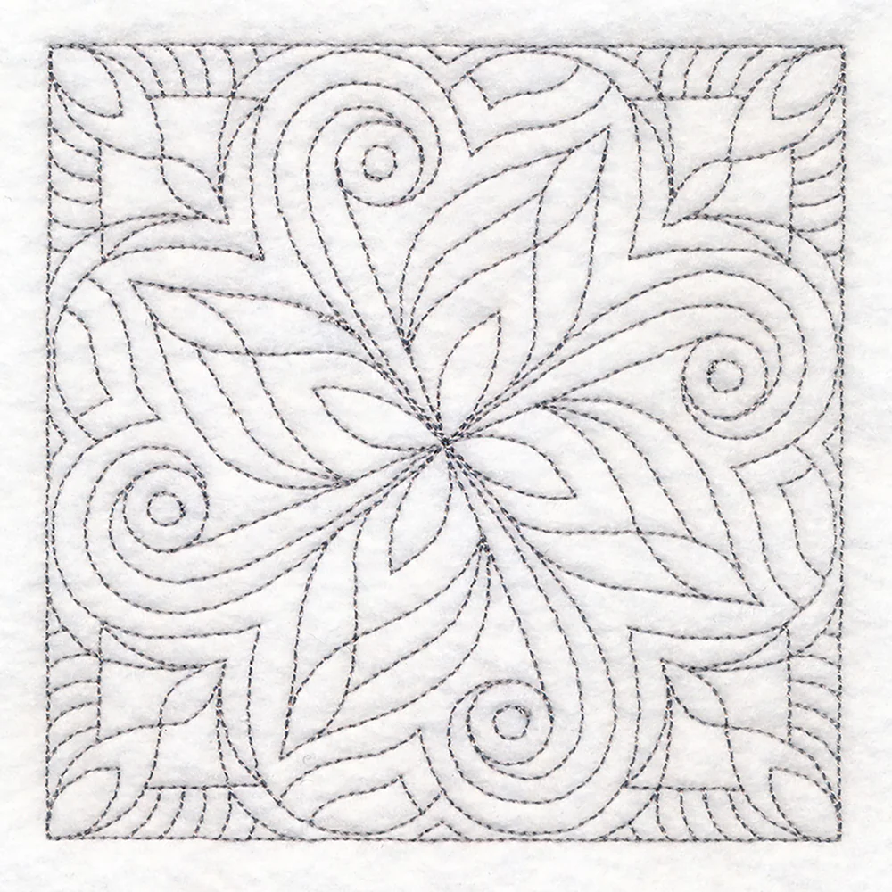 Floral Quilting Square - Image 4