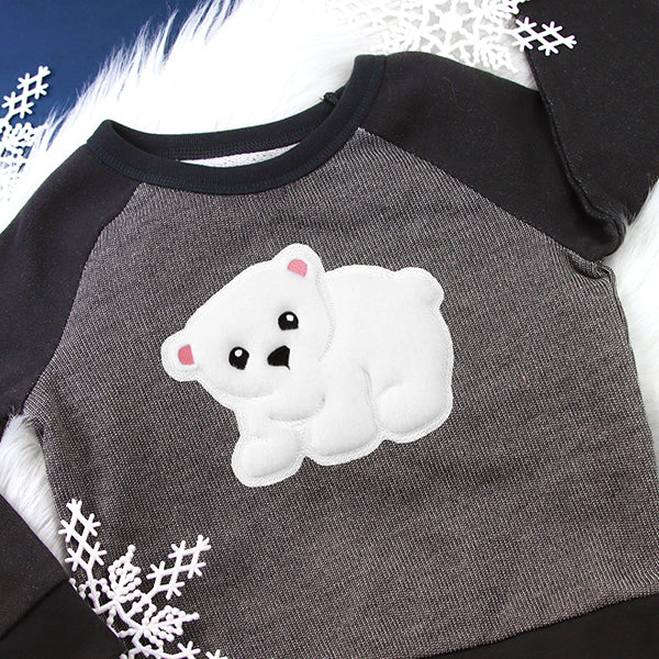 Fluffy Polar Bear (Applique) - Image 6