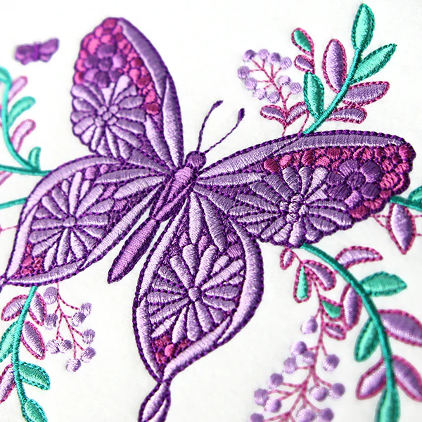 Flutter and Flowers Border - Image 6
