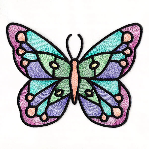 Fluttering Gems Stained Glass Butterfly 2 - Image 5
