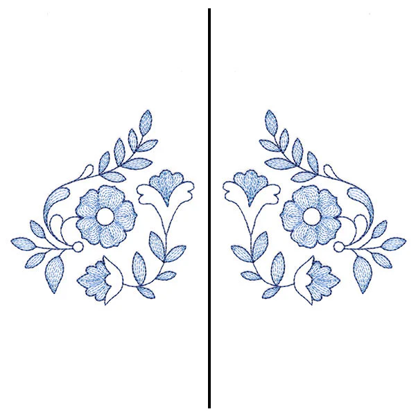 Folk Blooms Mask Motif - Image 2