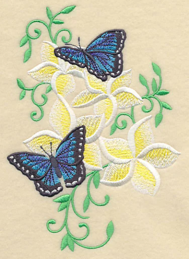 Frangipani and Butterflies - Image 4