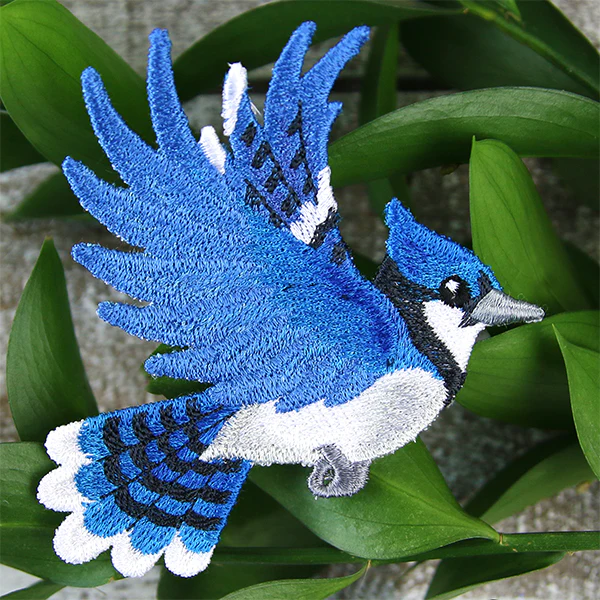 Free-Flying Blue Jay (In-the-Hoop) - Image 5