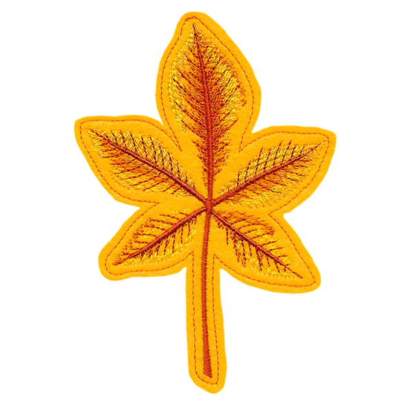 Freestanding Fabric Buckeye Leaf (In-the-Hoop) - Image 4