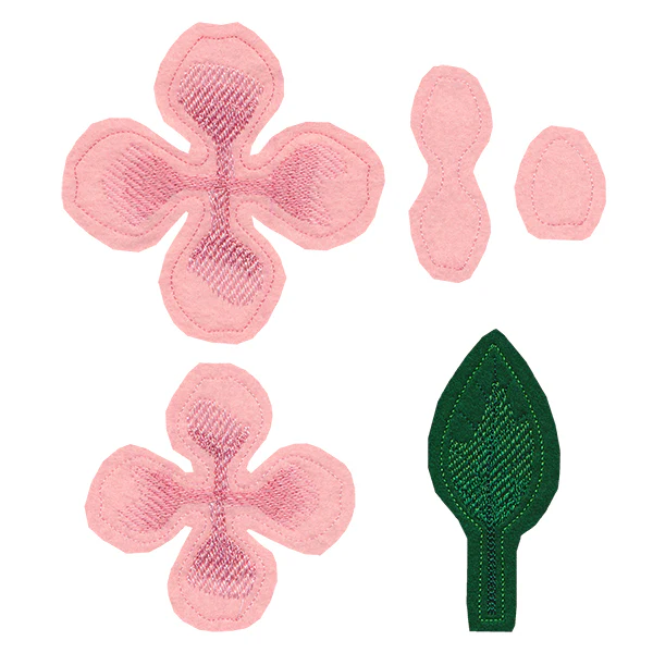 Freestanding Fabric Rose (In-the-Hoop) - Image 6