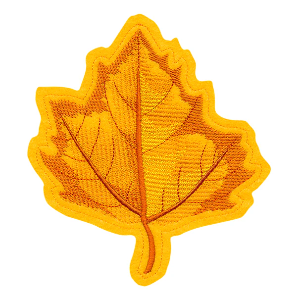 Freestanding Fabric Sycamore Leaf (In-the-Hoop) - Image 2