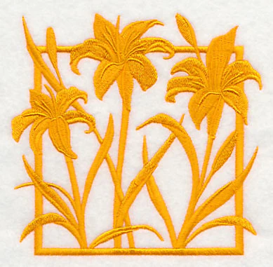 Fresh Floral Silhouettes - Day Lilies - Image 4