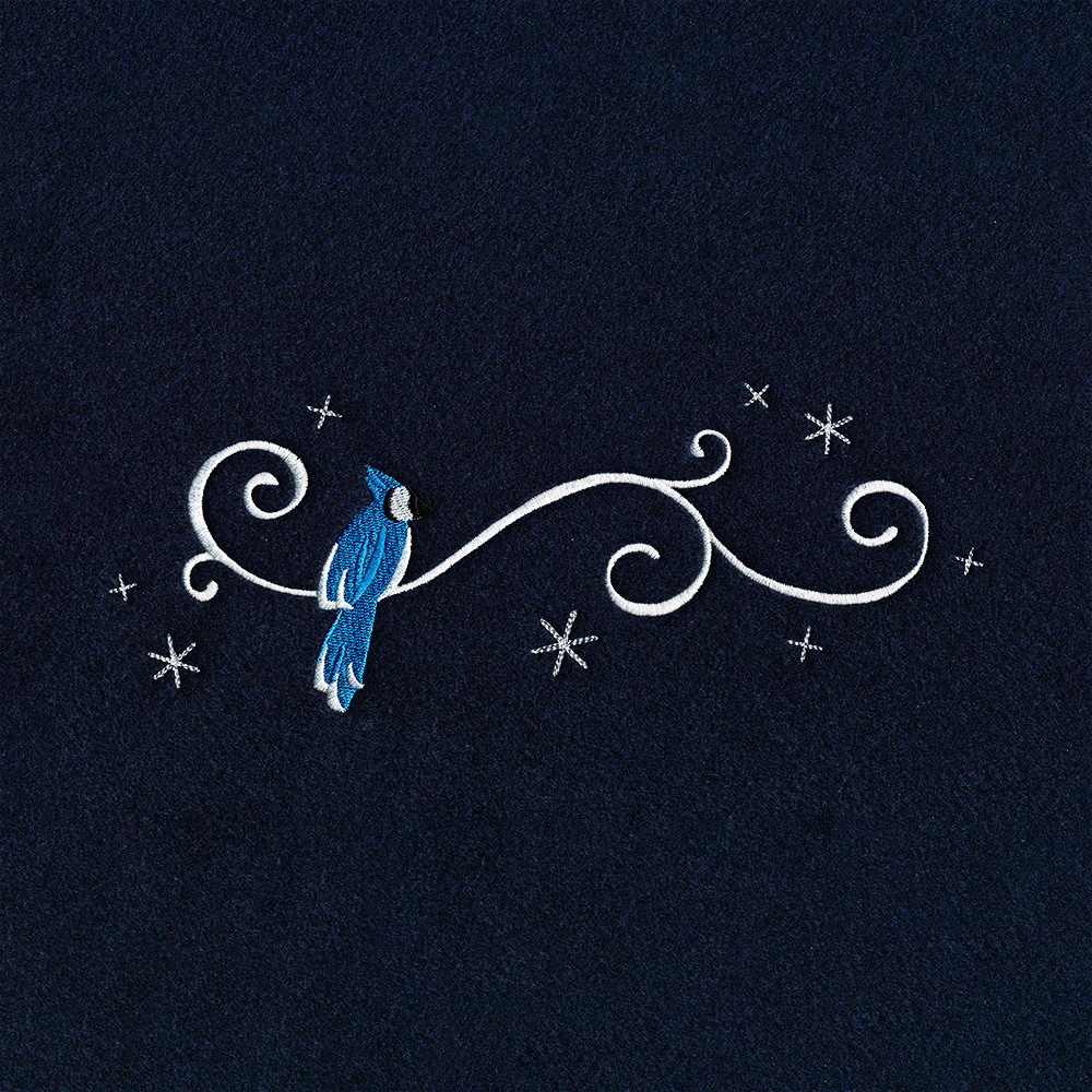 Frosted Blue Jay Border - Image 3