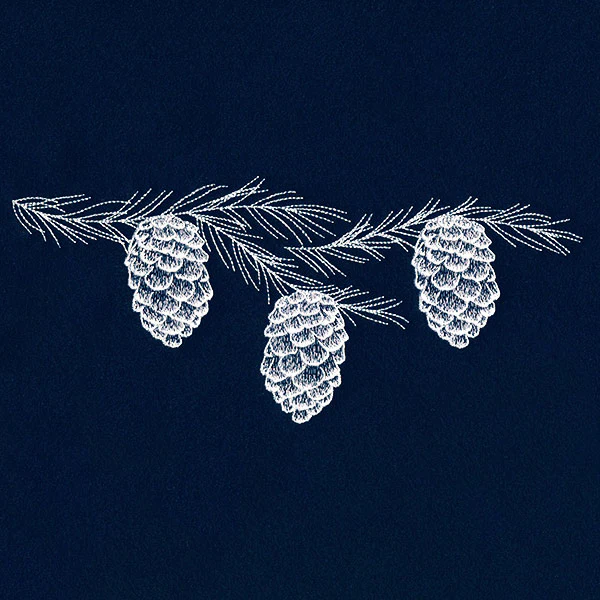 Frosted Pinecone Border - Image 2