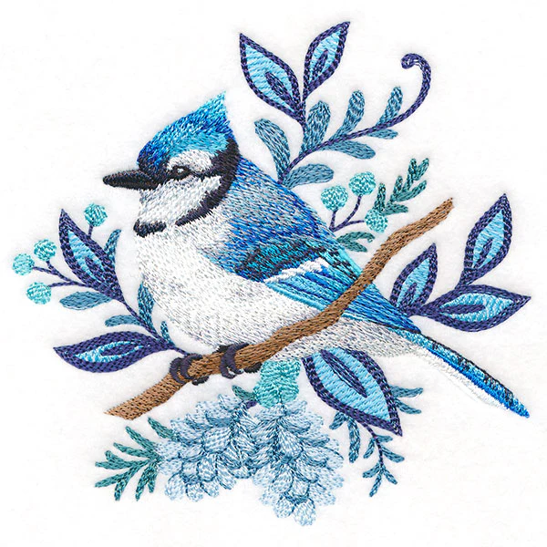 Frosted Winter Blue Jay - Image 10