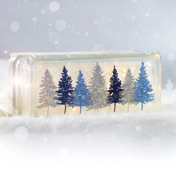 Frosty Winter Forest Border - Image 9