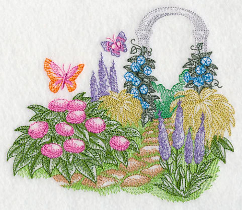 Garden Archway Serenity (Toile) - Image 3