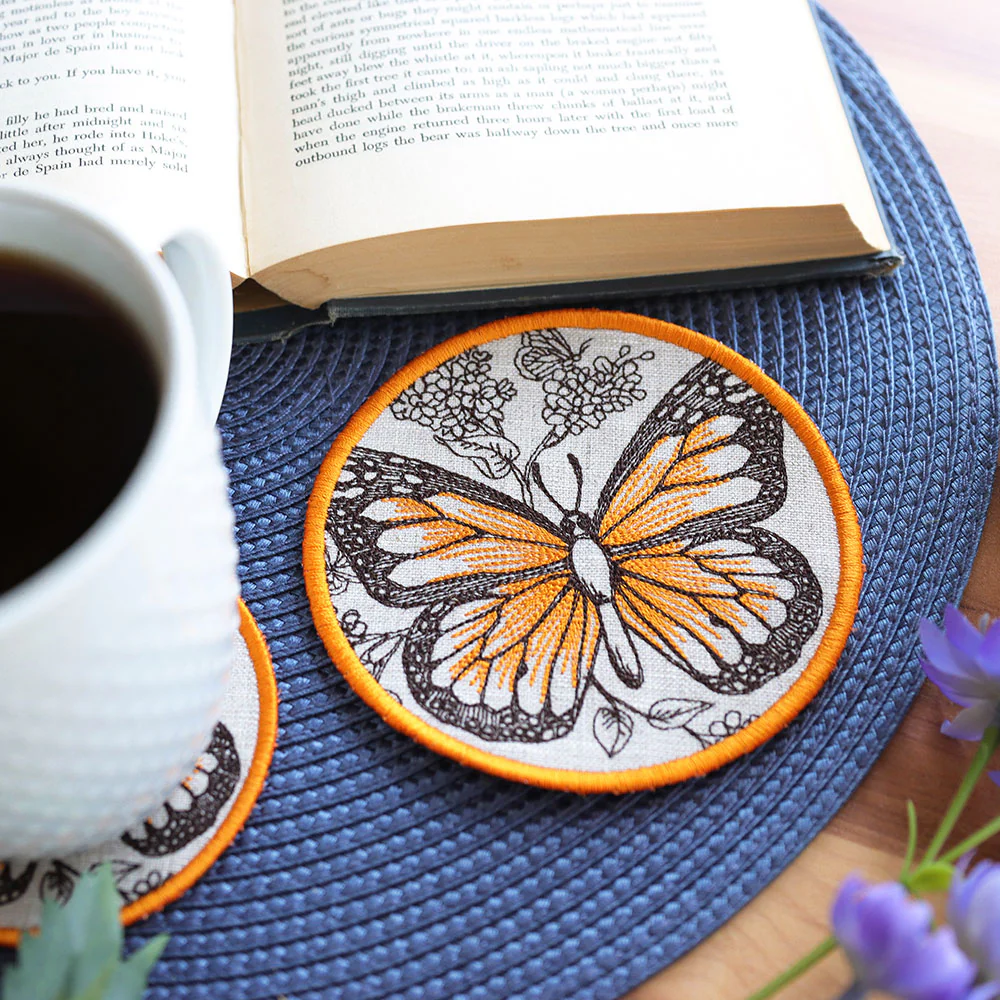 Garden of Inspiration Coasters (In-the-Hoop) Design Pack - Image 4