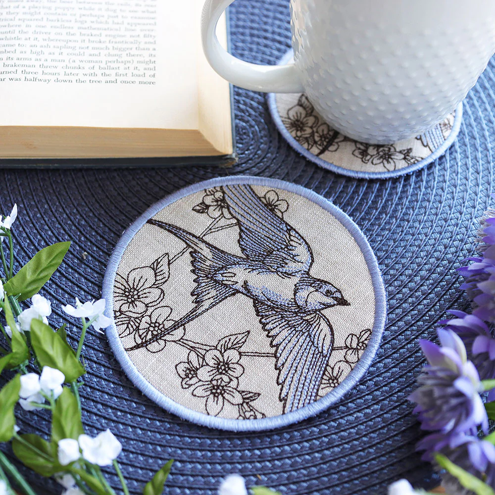 Garden of Inspiration Coasters (In-the-Hoop) Design Pack - Image 7