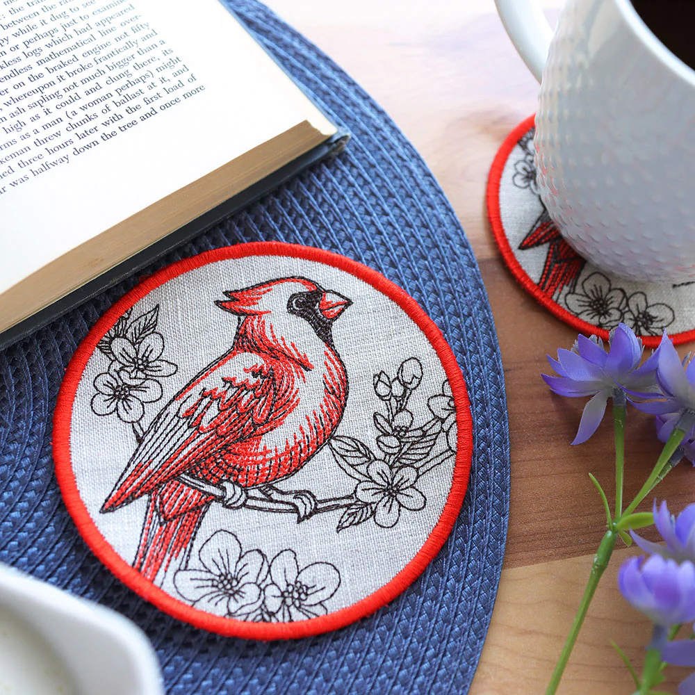 Garden of Inspiration Coasters (In-the-Hoop) Design Pack - Image 9