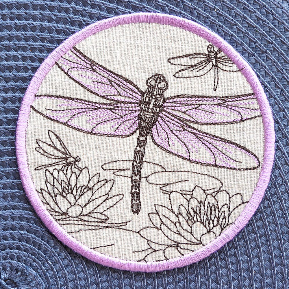 Garden of Inspiration Dragonfly Coaster (In-the-Hoop) - Image 2