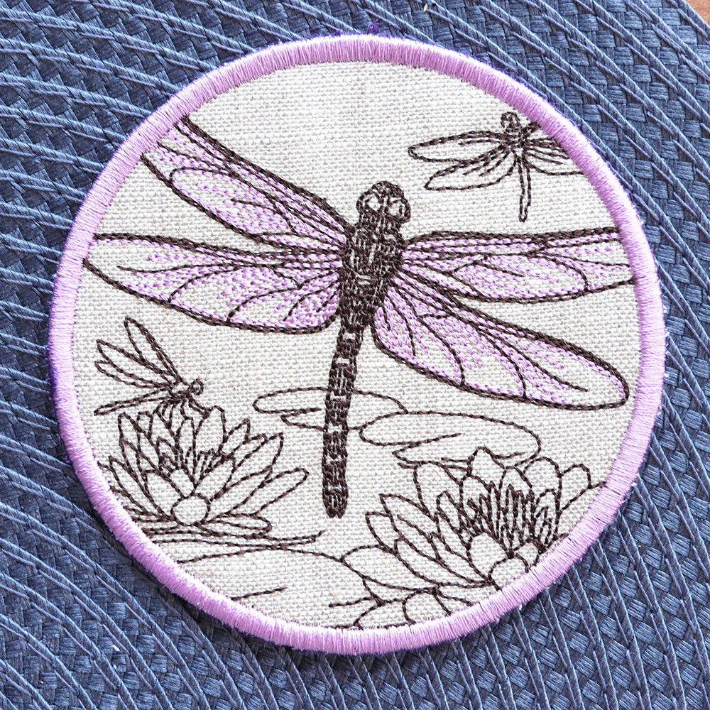 Garden of Inspiration Dragonfly Coaster (In-the-Hoop) - Image 3
