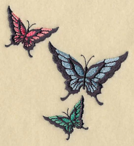 Geisha and Butterflies - Butterflies - Image 3