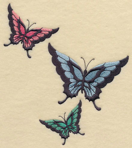 Geisha and Butterflies - Butterflies - Image 4
