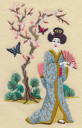 Geisha and Butterflies - Geisha - Image 5