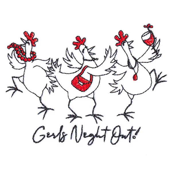 Girls Night Out Chickens - Image 4