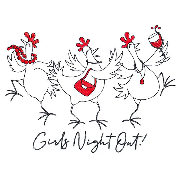 Girls Night Out Chickens - Image 5