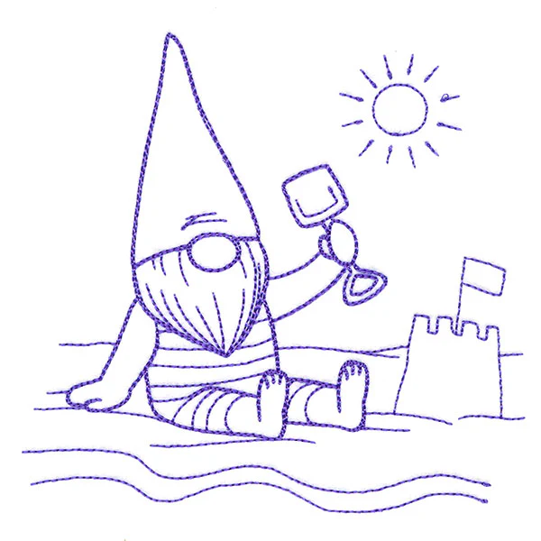 Gnome Through the Seasons - July - Image 3