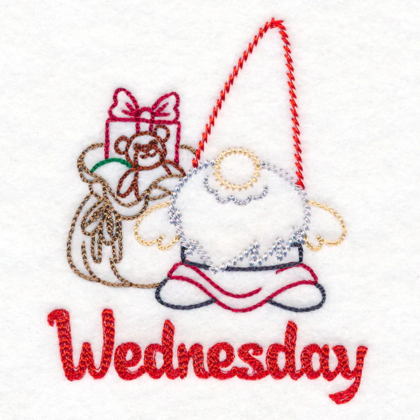 Gnome with Gifts on Wednesday (Vintage) - Image 2