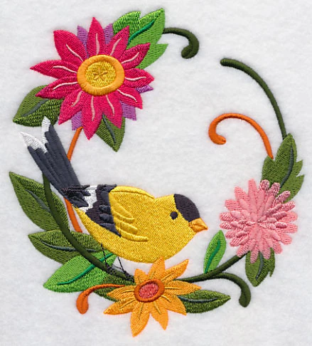 Goldfinch in Autumn Wreath - Image 3