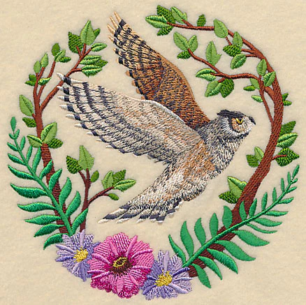 Great Horned Owl Scene - Image 4
