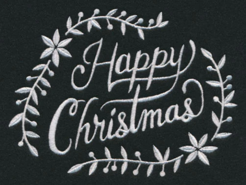 Happy Christmas Laurel (Whitework) - Image 3