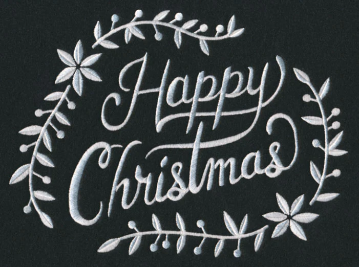 Happy Christmas Laurel (Whitework) - Image 5